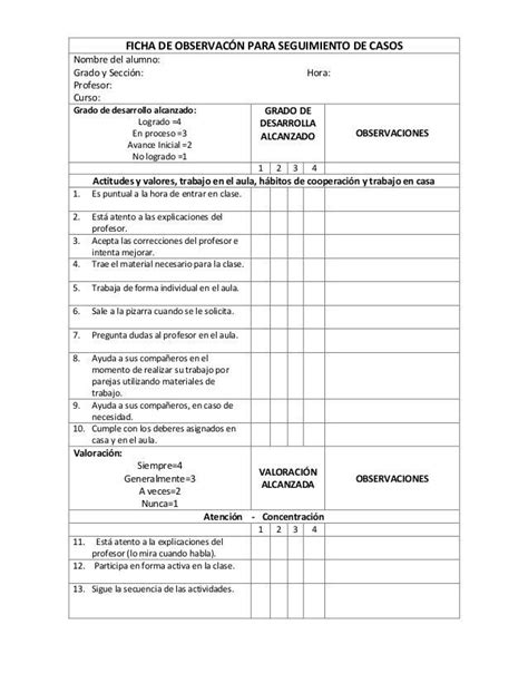 Pin De Julevelyn En Trabajos Ficha De Observacion Evaluacion Docente