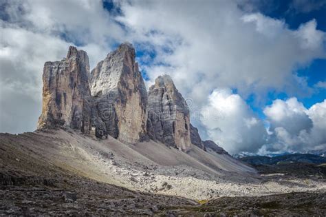 Three Peaks National Park Tre Cime Di Lavaredo Stock Photo Image Of