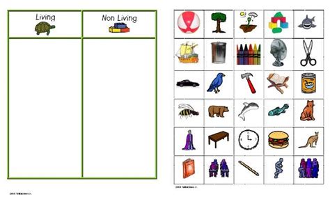 Use this educational worksheet when learning how to identify living or nonliving features of the local environment. Learning Inspiration: Worksheet for living things and non ...