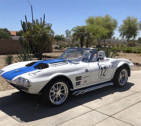 1964 Corvette Grand Sport Replica Rocks In White And Blue Gm Authority