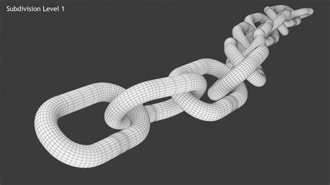 3d Model Chain Vr Ar Low Poly Cgtrader