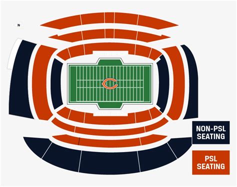 Seating Information Chicago Bears Stadium Seating Chart Transparent