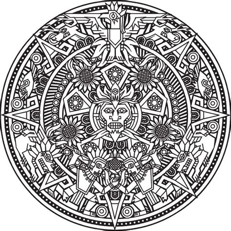 Weitere ideen zu mandalas zum ausdrucken, ausdrucken, ausmalbilder. Mandala Bilder zum Ausmalen kostenlos | Aztec tattoo ...