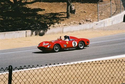 Just Your Basic Million Dollar Ferrari At Speed Vintage Race Car