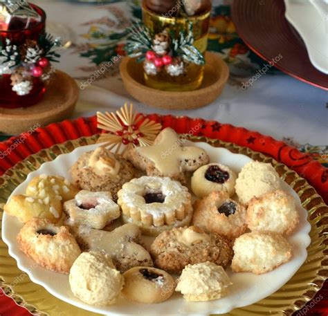 Whether you're making them for a party, santa, or just a cozy night in by the fireplace, there's always a reason to whip up a batch of cookies during the holidays. Christmas Cookies Nuts Jam Coconut Decorated Plate Table ...