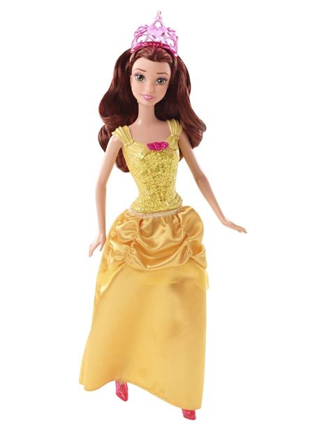 Mattel Disney Sparkle Princess Belle Doll Toysplus