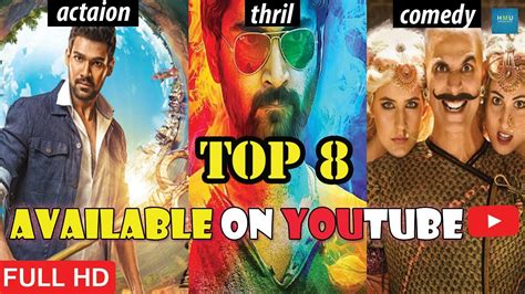 Top 8 New Blockbuster South Indian Hindi Dubbed Movies Available On
