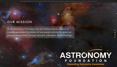 astronomy foundation gets new website astronomy magazine interactive star charts planets