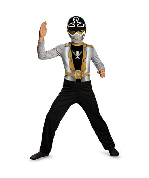 Boys Silver Super Megaforce Ranger Economy Line Costume Boys Costume