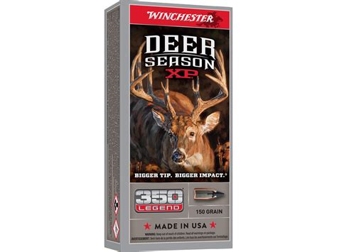 Winchester Deer Season Xp 350 Legend Ammo 150 Grain Winchester Extreme