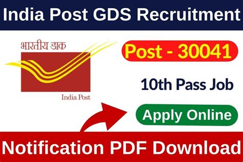 India Post GDS Recruitment 2024 Notification PDF Apply Online