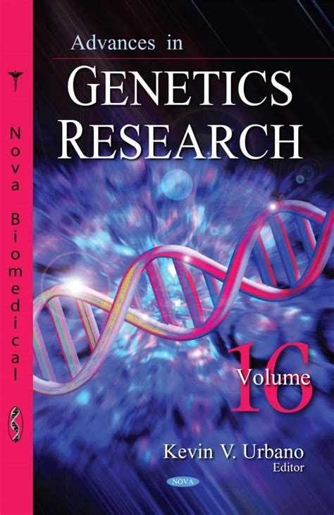 advances in genetics research volume 16 nova science publishers