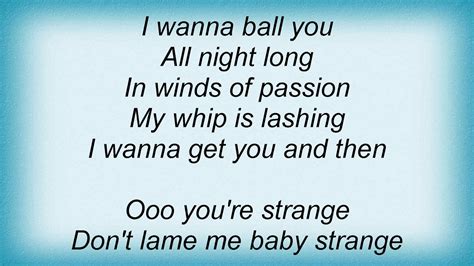 T Rex Baby Strange Lyrics Youtube