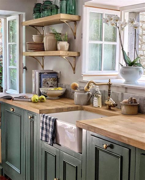 30 Nice Farmhouse Country Kitchen Design And Decor Ideas Green