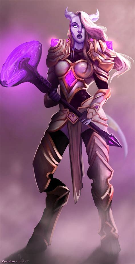 Commission Draenei By Zynthex World Of Warcraft Game World Of