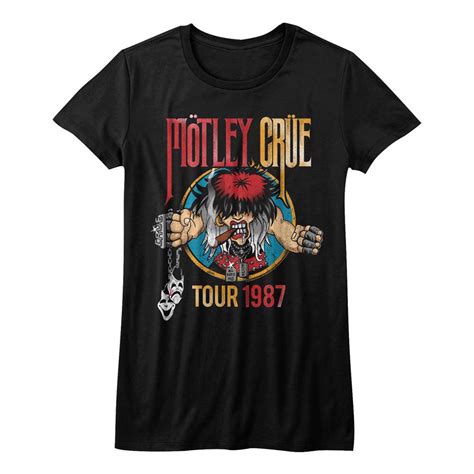 Motley Crue Tour1987 Junior Top 420242 Rockabilia Merch Store