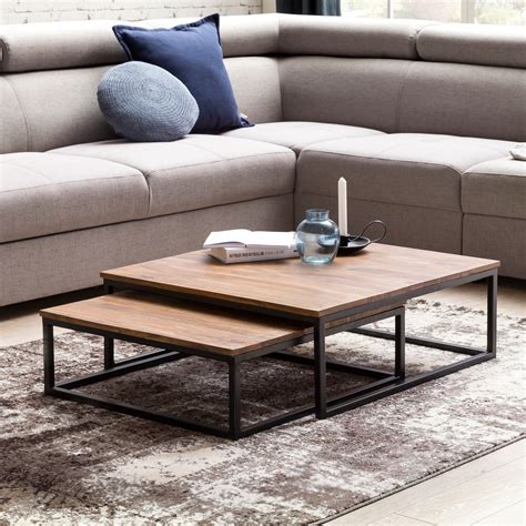Maybe you would like to learn more about one of these? FineBuy Couchtisch OLAKA 75 x 75 x 27 cm 2er Set Satztisch ...