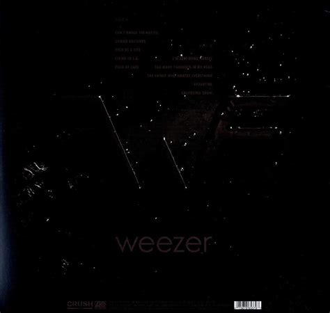 Weezer Black Album Vinyl Weezer