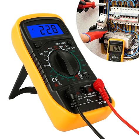 Thermometers Astroai Digital Multimeter Ohm Volt Amp And Diode Voltage