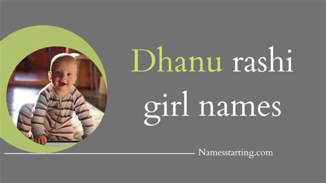 Latest 2024 Dhan Rashi Name Boy Dhanu Rashi Boy Name