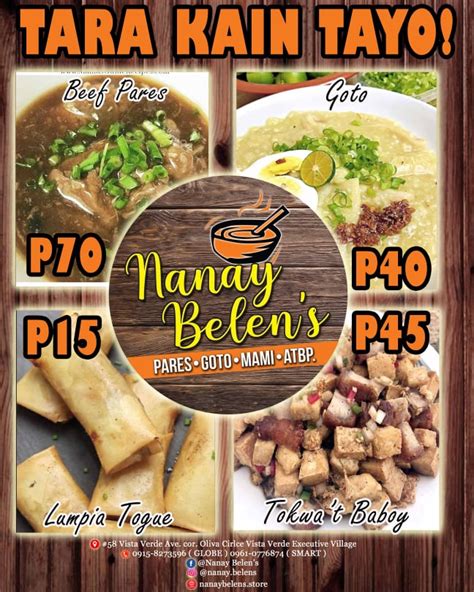 Nanay Belens Food House Pares At Iba Pa