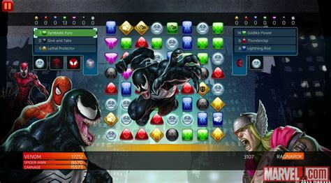 The Venom Site Classic Venom Joins Marvel Puzzle Quest Game