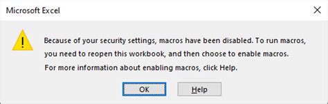 How To Enable And Disable Macros In Excel Trusted Documents