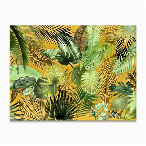 Tropical Foliage 6 Canvas Print By Amini54 Fy