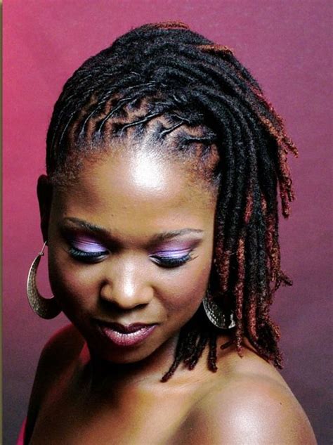 It looks amazing on the baby girls with straight hair. Black Women with Dreadlocks Hairstyles, Best African ...