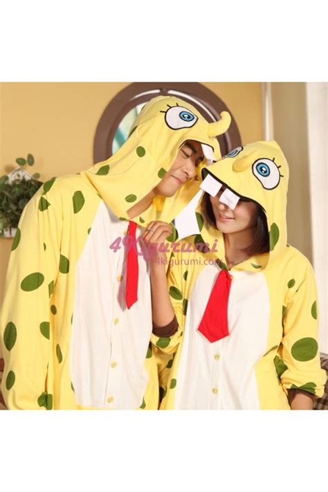Spongebob Squarepants Onesie Kigurumi Pajamas