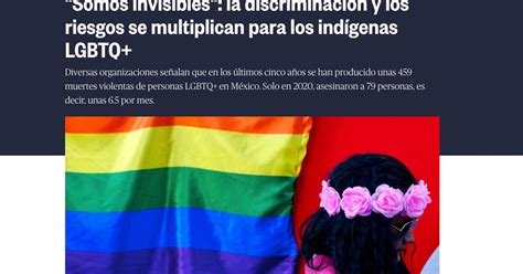 noticias telemundo article on violence against lgbtq indigenous people wins important award