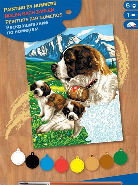 St Bernards Junior Painting By Numbers Paint By Numbers