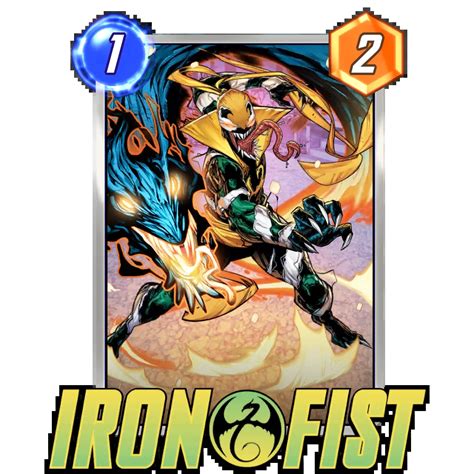 Iron Fist Venomized Marvel Snap Card Variant Marvel Snap Zone