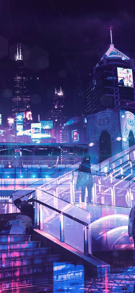 Animated Neon City Wallpaper 4k City Animated Wallpaper Top