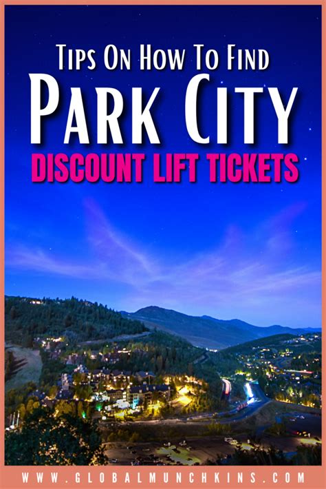 Park City Discount Lift Tickets And How To Find Them