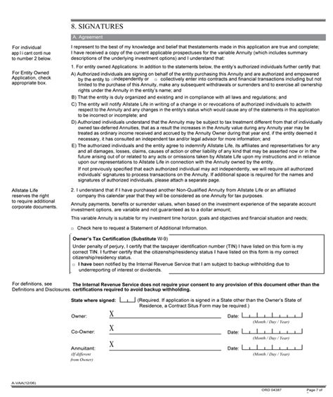 Allstate Annuity Forms
