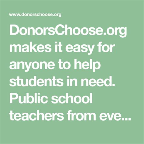 Makes It Easy For Anyone To Help Students In Need
