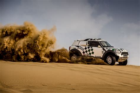 Six Mini All4 Racing Cars Line Up For Abu Dhabi Desert Challenge