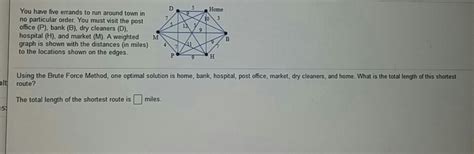 Solved Use The Complete Weighted Graph On The Right To Chegg