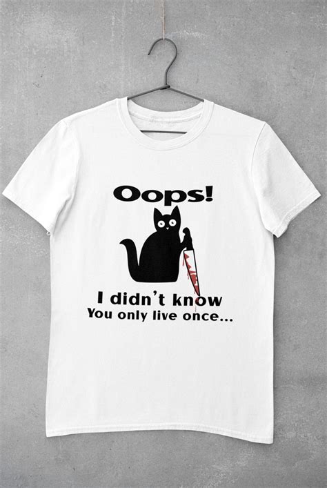 Knowing You Graphic Tees Unisex Cats Funny Birthday Ideas Mens