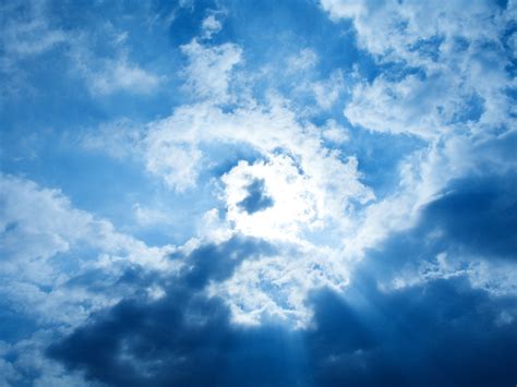 Sunlight Through Clouds Free Stock Photo Public Domain Pictures