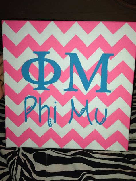 Hand Painted 12x12 Sorority Letters Canvas With By Designsbyhaylee 20