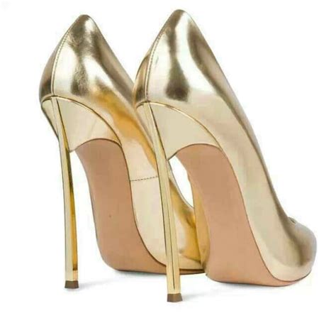 Gold High Heel Sparkle Shoes Sheinsheinside