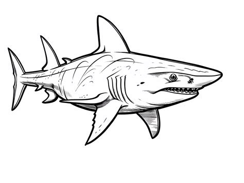Mako Shark Coloring Journey Coloring Page