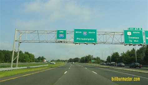 The Start Point Of The Southern Section Of I 95 On The Northside Of