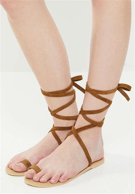Sandy Faux Leather Strappy Sandal Tan Superbalist Sandals And Flip