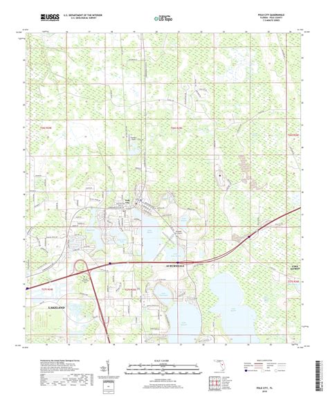 Mytopo Polk City Florida Usgs Quad Topo Map