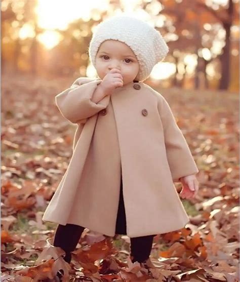 2017 Jacket Coats Fashion And Girls Baby New Baby Girls Solid Cloak