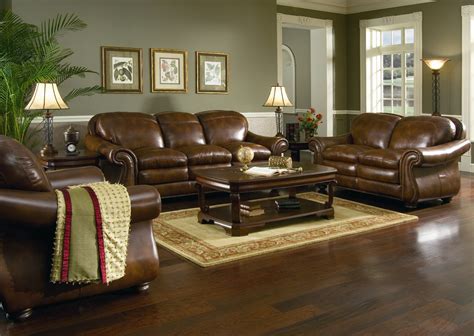 gorgeous living rooms  leather couches