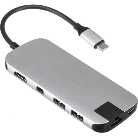 Hyper Hyperdrive Slim In Usb Type C Hub Silver Sahd Bs